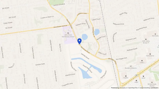 Mapa que muestra la ubicación de St. James Rehab & Healthcare Center en 275 Moriches Road, St. James, NY 11780 — DachiPlus ofrece transporte médico aquí.